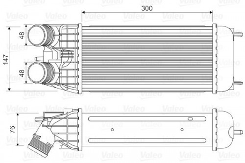 Intercooler, inlaatluchtkoeler VALEO