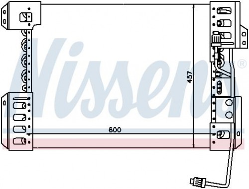 Condensor, airconditioning NISSENS