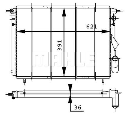 Radiateur MAHLE