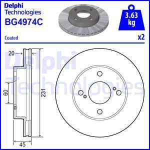 Remschijf DELPHI