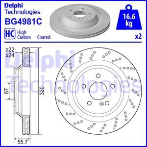 Remschijf DELPHI