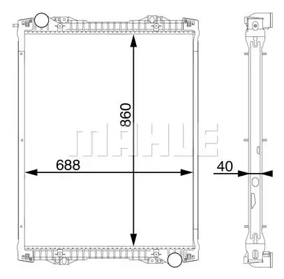 Radiateur MAHLE