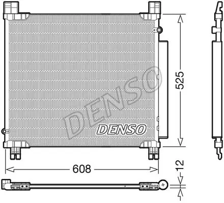 Condensor, airconditioning DENSO