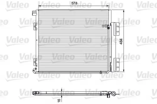 Condensor, airconditioning VALEO