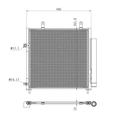 Condensor, airconditioning NRF