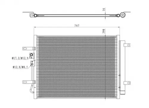 Condensor, airconditioning NRF