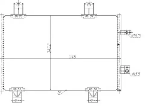 Condensor, airconditioning NRF