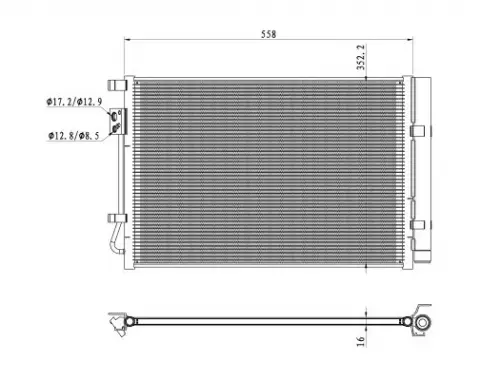 Condensor, airconditioning NRF