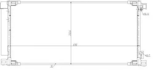 Condensor, airconditioning NRF