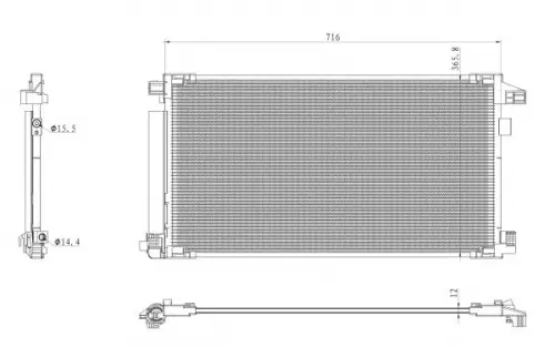 Condensor, airconditioning NRF