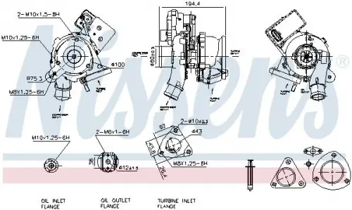 Turbocharger NISSENS