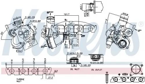 Turbocharger NISSENS