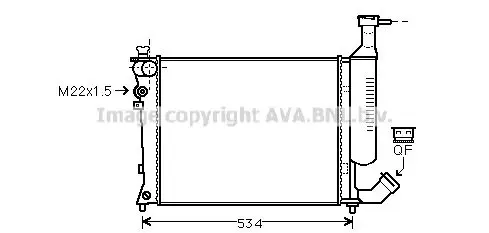 Radiateur AVA QUALITY COOLING