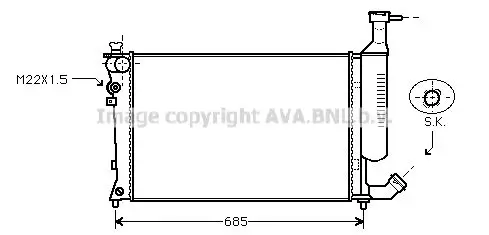 Radiateur AVA QUALITY COOLING