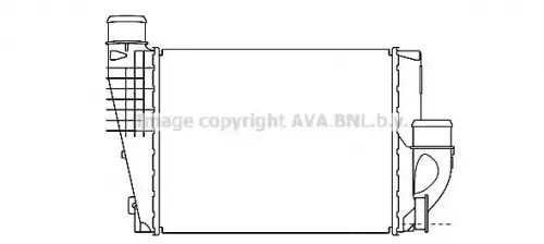 Intercooler, inlaatluchtkoeler AVA QUALITY COOLING