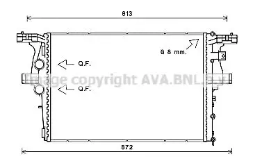 Radiateur AVA QUALITY COOLING