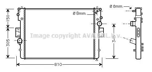 Radiateur AVA QUALITY COOLING