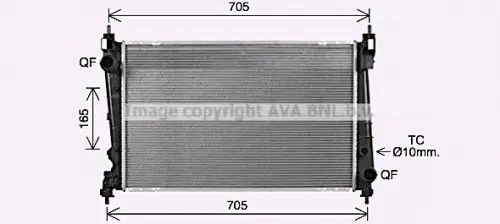 Radiateur AVA QUALITY COOLING