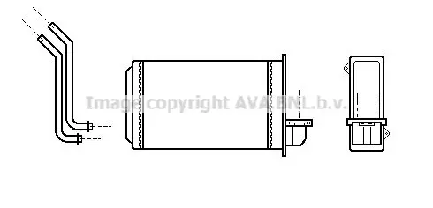 Kachelradiateur, interieurverwarming AVA QUALITY COOLING