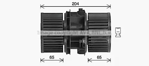 Elektrische motor, Interieurventilatie AVA QUALITY COOLING