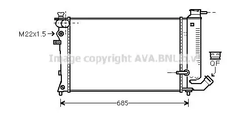 Radiateur AVA QUALITY COOLING