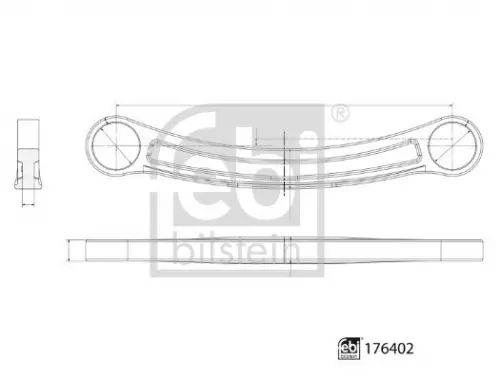 Draagarm, wielophanging FEBI BILSTEIN