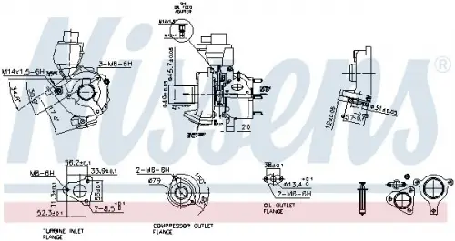 Turbocharger NISSENS