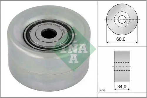 Geleide rol/omdraairol, Poly V-riem INA