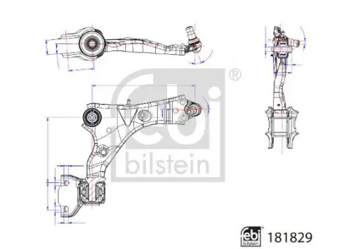 Draagarm, wielophanging FEBI BILSTEIN