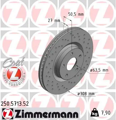 Remschijf ZIMMERMANN