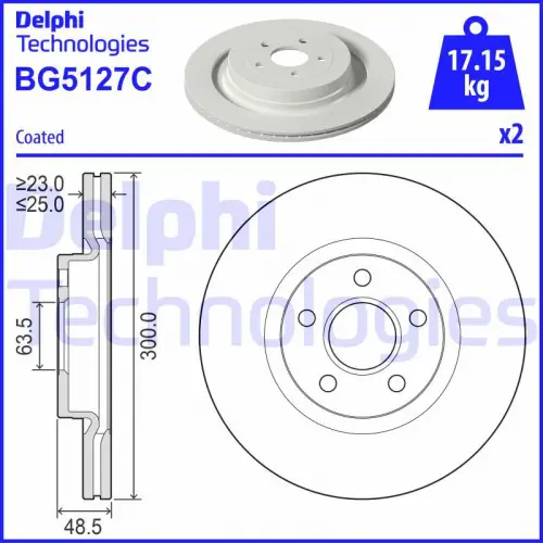 Remschijf DELPHI