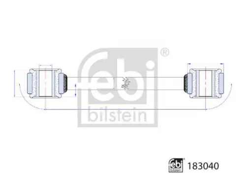 Stabilisatorstang FEBI BILSTEIN