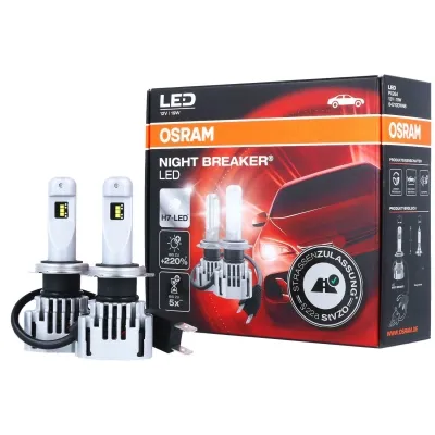 ② Osram H7-LED Night Breaker LED 64210DWNB Autolampen — Éclairage — 2ememain