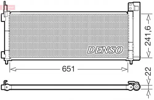 Condensor, airconditioning DENSO