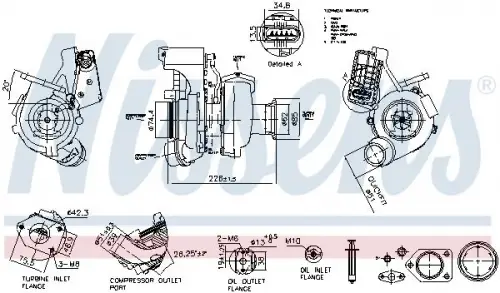 Turbocharger NISSENS