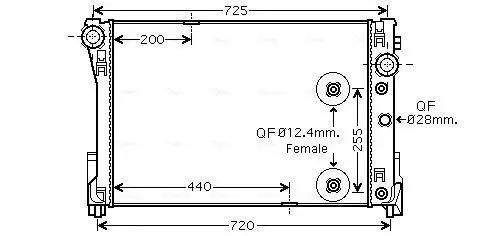 Radiateur AVA QUALITY COOLING