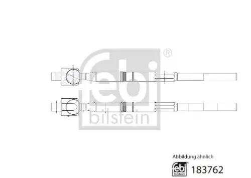 Axiaalkogel, spoorstang FEBI BILSTEIN