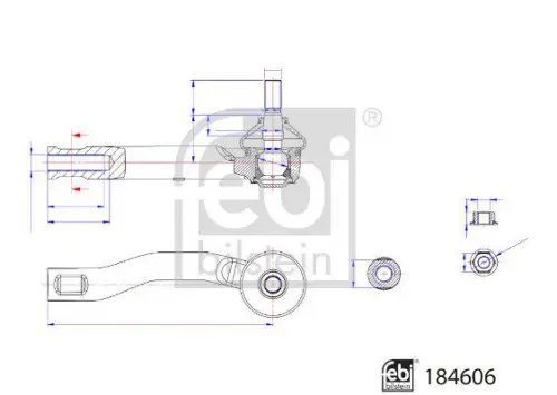 Spoorstangeind FEBI BILSTEIN