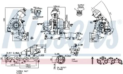 Turbocharger NISSENS