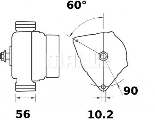 Dynamo / Alternator MAHLE