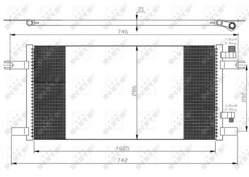 Condensor, airconditioning NRF