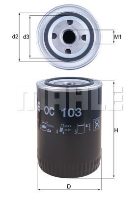 Oliefilter KNECHT