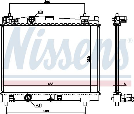 Radiateur NISSENS