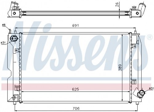 Radiateur NISSENS