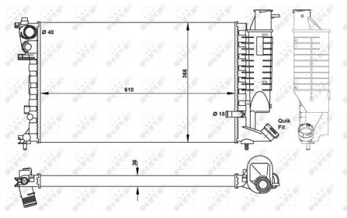 Radiateur NRF