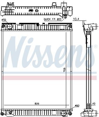 Radiateur NISSENS