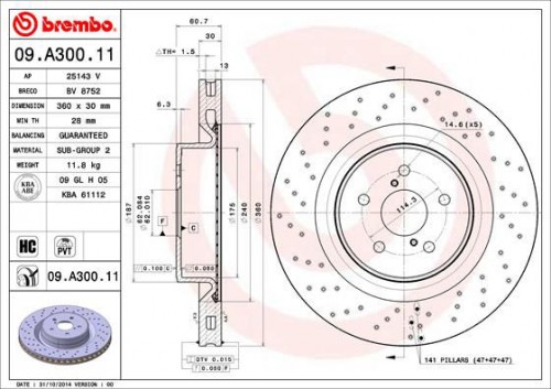 Remschijf BREMBO