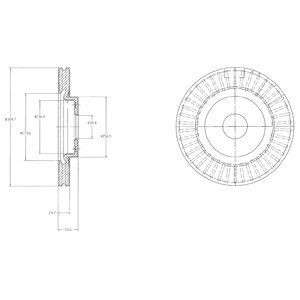 Remschijf DELPHI