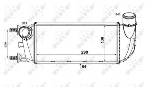 Intercooler, inlaatluchtkoeler NRF