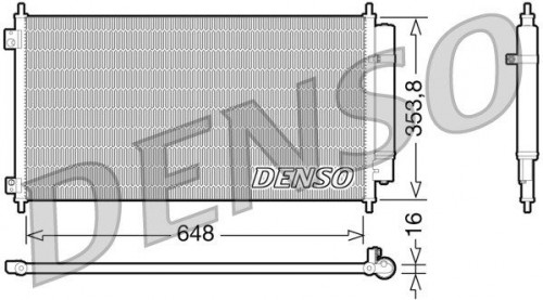 Condensor, airconditioning DENSO